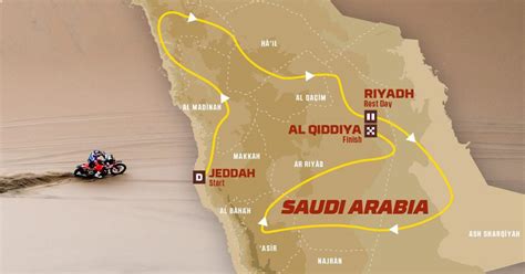 Dakar Rally Route 2020 in Saudi Arabia Revealed | Dream Racer News