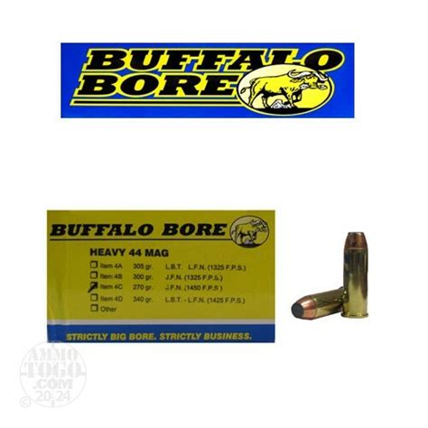 Magnum Soft Point Sp Ammo For Sale By Buffalo Bore Rounds