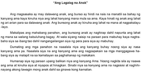 Halimbawa Ng Maikling Kwentong Pambata A Sample Of Short Stories