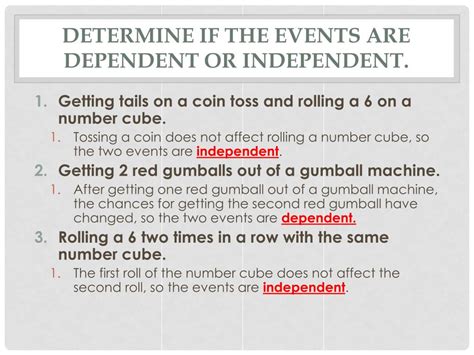 Ppt Independent And Dependent Events Powerpoint Presentation Free