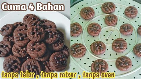 CUMA 4 BAHAN AJA KUE KERING CHOCOLATOS YANG ENAK DAN MUDAH TANPA OVEN