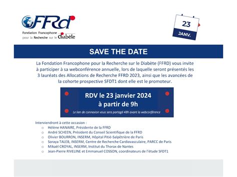 Webconférence du 23 janvier Fondation Francophone pour la Recherche