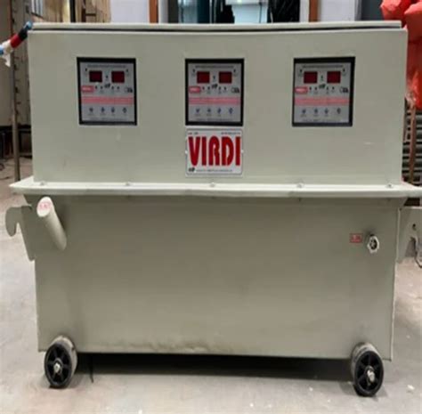 30 Kva Three Phase Servo Controlled Voltage Stabilizer For Industrial