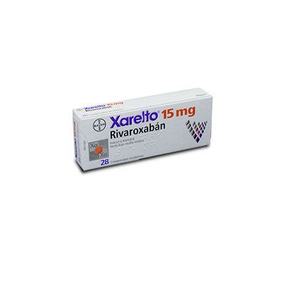 Xarelto 15 Mg X 28 Comprimidos Recubiertos