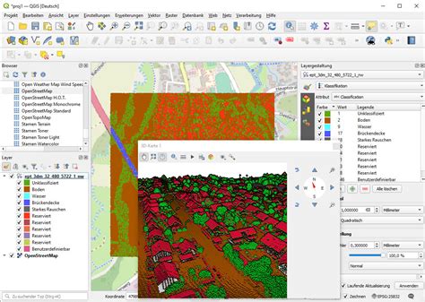 Visualisierung Und Manipulation Von Point Cloud Daten Mit QGIS Und PDAL