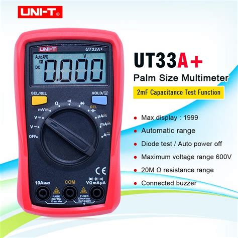 Uni T Ut A Ut B Ut C Ut D Palm Size Digital Multimeter With