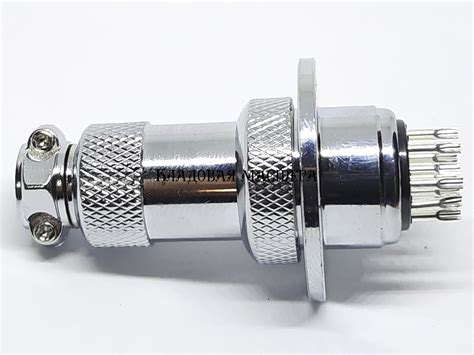 Разъем GX20-14 PIN с фланцем, пара купить в Украине