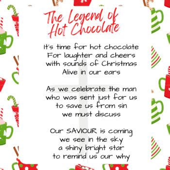 Legend Of Hot Chocolate Gift Tag By The Learning Gala TPT