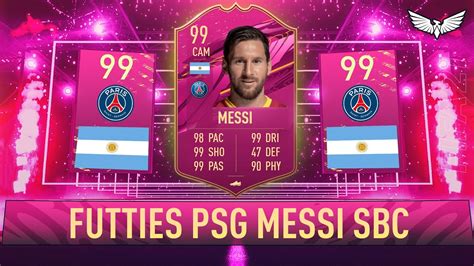 FUTTIES PSG MESSI WITH 5 SKILLS SBC FIFA 21 Ultimate Team YouTube