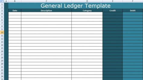 General Ledger Template Excel Xls Free Excel Spreadsheets Uncertainty Budget Template – Dremelmicro