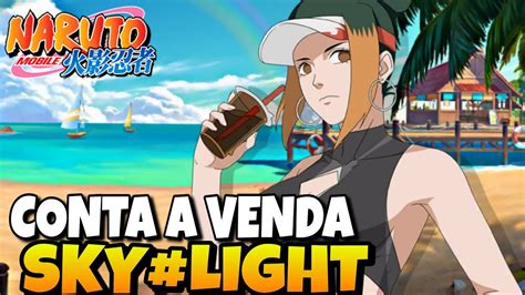 Naruto Mobile Conta A Venda Sky Light Youtube