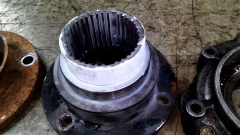 Восстановление одноразовых деталей на примере фланца КПП MAN часть 1 ...