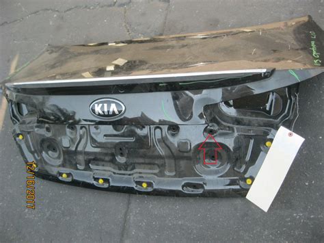 Used Kia Optima Rear Trunk Lid Spoiler Oem Stock