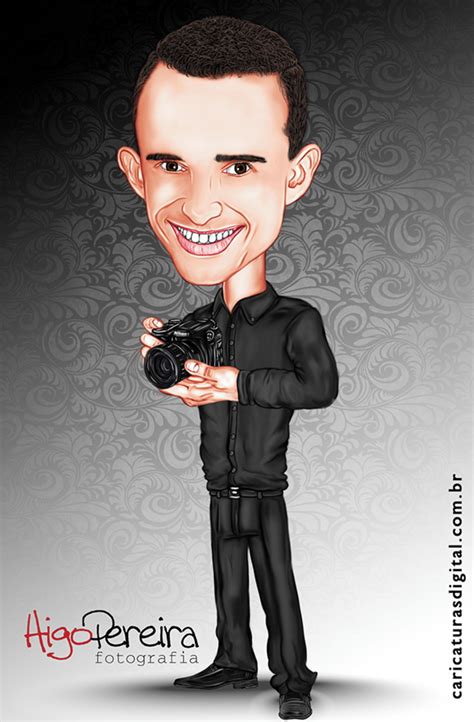 Caricatura Individual Fotógrafo Elo7 Produtos Especiais