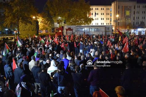 İsrail in Gazze deki hastaneye saldırısı protesto edildi