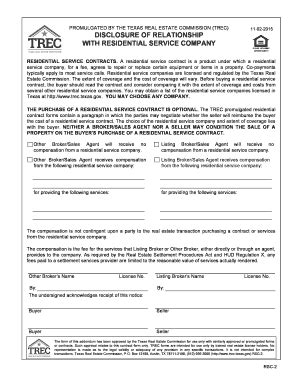 TX TREC RSC 2 2015 2024 Fill And Sign Printable Template Online