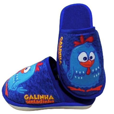 Pantufa Galinha Pintadinha No Elo Chinelize Personalizados