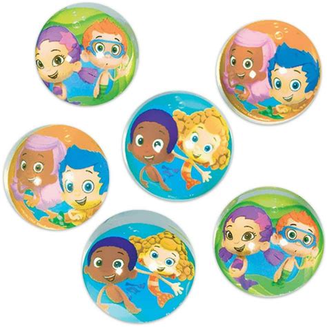 Bubble Guppies Bounce Balls 6pk