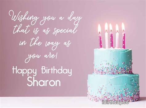 Sharon Birthday Cake - Happy Birthday