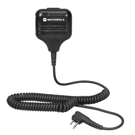 Motorola External Speaker Mic With Ptt Hkln4606 The Home Depot