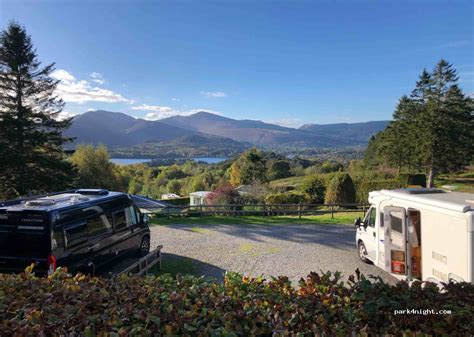 Park Night Ca Te Castlerigg Hall Caravan Camping Glamping Park