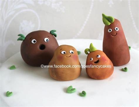 Small potatoes childrens TV programme cake - tutorial - - CakesDecor