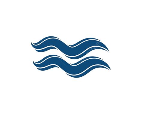 Water Wave Logo Vector Art Png Water Wave Symbol And Icon Logo Template Vector Relax Coast