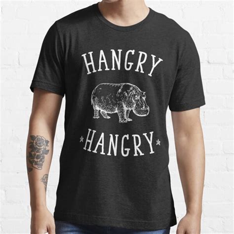 Hangry Hangry Hippo Funny Angry Hungry T Shirt For Sale By Alexmichel Redbubble Hangry