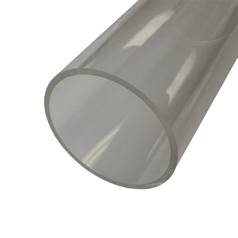 150mm Clear Acrylic Perspex Plastic Tube 1 Meter Long Length 3mm Wall