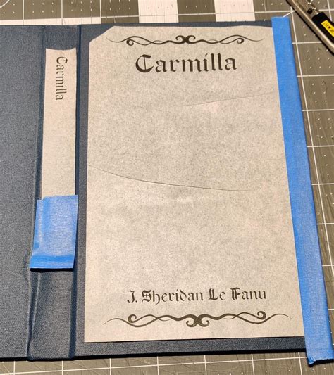Carmilla -- my first book, done! : r/bookbinding
