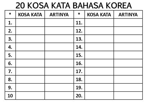 hafalan kosa kata