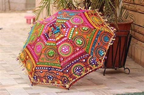 Wholesale Lots PC Indian Umbrellas Parasol Decorative Sun Etsy