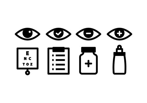 Optometry Icon Pack 151326 Vector Art at Vecteezy