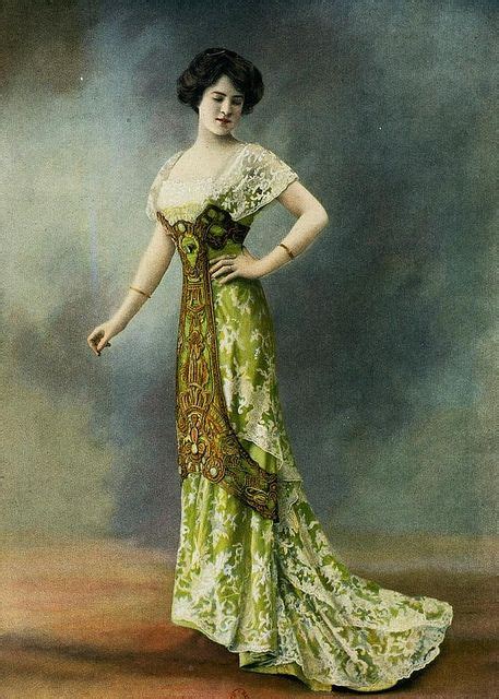 Les Modes Paris Robe Du Soir Par Laferriere Edwardian Clothing