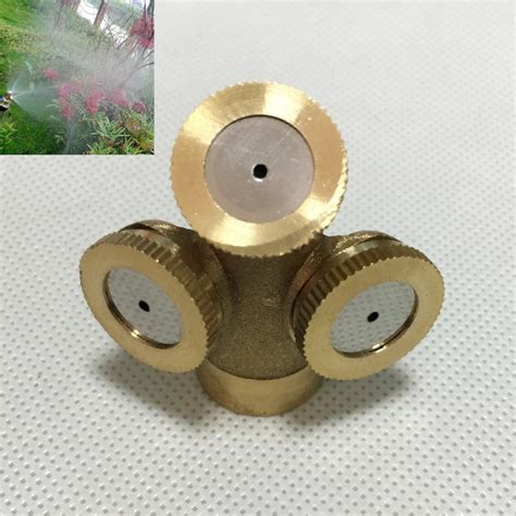 20PCS 1 2 1 4 Sprayer Adjustable Brass Spray Misting Nozzle