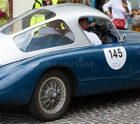 Fiat Hardtop Ala D Oro On An Old Racing Car In Rally Mille