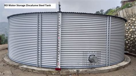 Ro Water Storage Zincalume Steel Tank At Rs Litre Zinc Aluminium