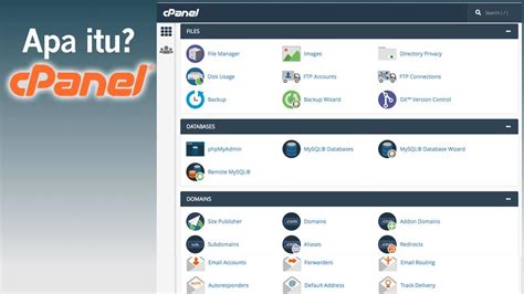 Apa Itu Cpanel Pengertian Fungsi Dan Manfaat CPanel