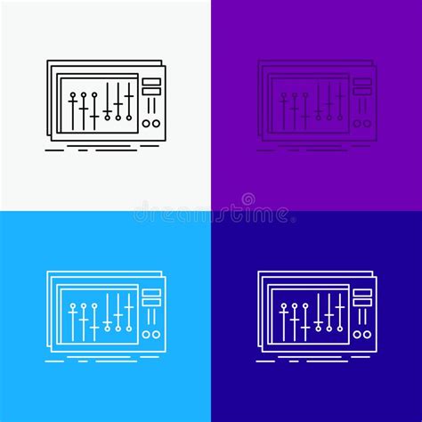 Abstrait De Dj Fond Le Musique Stock Illustrations Vecteurs Clipart