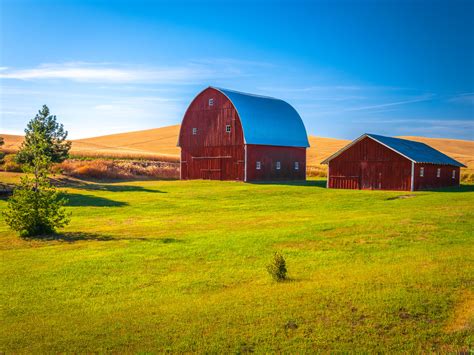 The Palouse Washington Palouse Plains Farmlands Barns Fuji Gfx