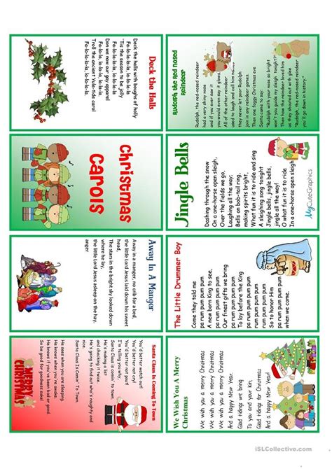 Printable Christmas Caroling Book