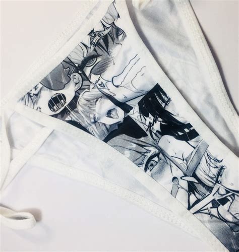 Cute Micro Bikini Japanese Anime Bra And Panty Set Cosplay Thong Bikini Lolita Cartoon Pictures