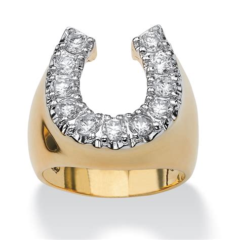 Mens Horseshoe Ring Gold at Natalie Hawes blog