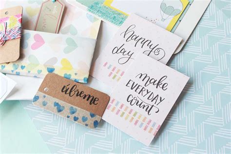 Diy Etiquetas Con Mensaje Y Algo De Washi Tape Handbox Craft Lovers