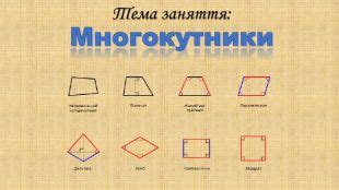 Презентація "Чотирикутники"