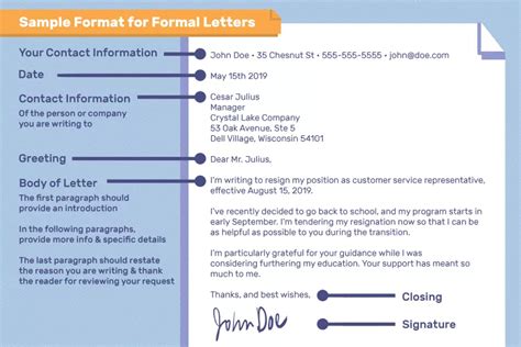 How To Write A Formal Letter A Comprehensive Guide For Business