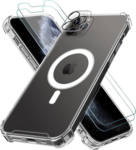 Oretech Coque Compatible Avec Iphone Pro Avec Protection Cran Et