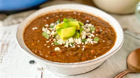 Spicy Black Bean Soup Recipe