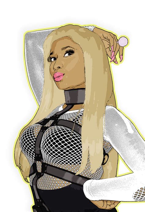 Photo Cartoon of Nicki Minaj - Cartoonized