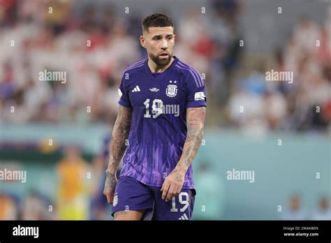 Nicolas Otamendi Of Argentina Seen In Action During The Fifa World Cup